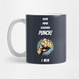 Rock Paper Scissors Punch! Mug